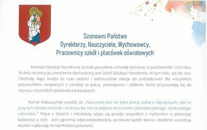 Zdjęcie do DZIEŃ EDUKACJI NARODOWEJ